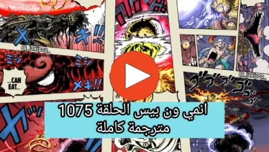 مشاهدة انمي ون بيس الحلقة 1075 مترجمة One Piece