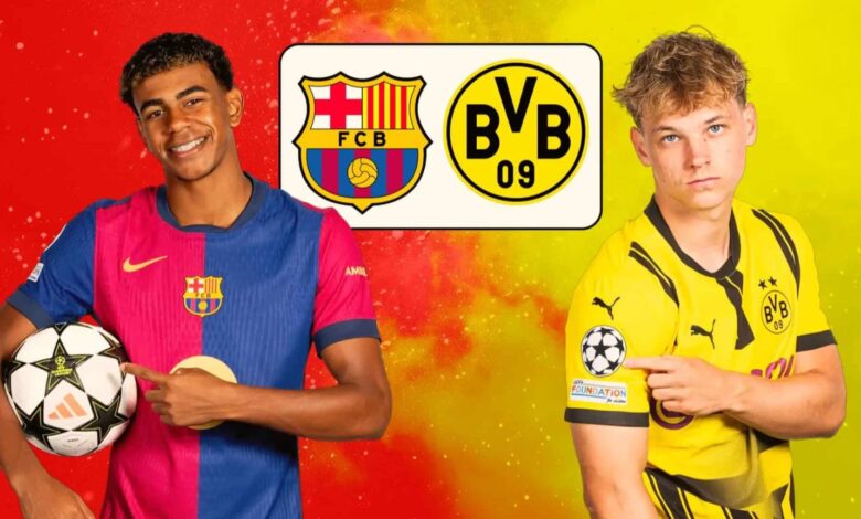 برشلونة وبوروسيا دورتموند
