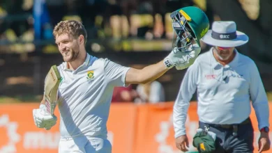 During his innings, Mulder smashed 131 runs in the post-tea session, the seventh-highest by any batter in a session's play, and the highest by a South Africa batter. Mulder's 264* came off just 259 balls, at a strike rate of 101.93. So far, it is among the five 250-plus individual scores to have come at a strike rate of over 100. 465 for 4 - South Africa's total was their highest in a day. Their previous highest was 445 in Cape Town against Pakistan in 2003, the same Test where Gibbs had amassed the fastest double-hundred for South Africa. 217 - Mulder added 217 runs off only 185 deliveries for the fourth wicket with Lhuan-dre Pretorius. It is the second-highest fourth-wicket stand for South Africa away from home. It fell just short of their highest away partnership for the fourth wicket of 219 by Jacques Kallis and Ashwell Prince at the SCG in 2006. The stand between Mulder and Pretorius is also the only 200-plus stand in Tests with a run rate of over seven per over (complete data of balls in partnership available since 1998).