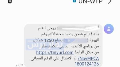 رابط الاستعلام عن مساعدات الأونروا النقدية 2026