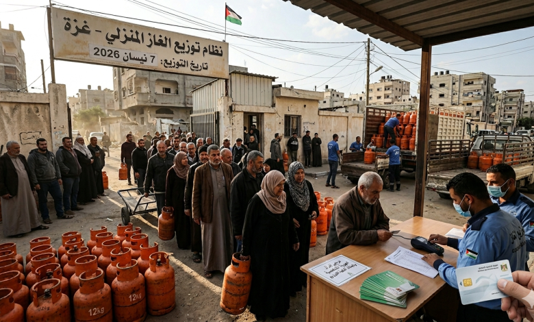 رابط كشف مستفيدي الغاز بتاريخ 7/04/2026 في جميع محافظات قطاع غزة