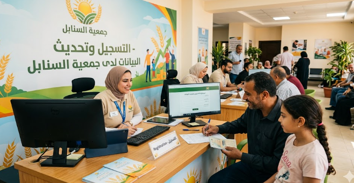 رابط التسجيل وتحديث البيانات 2026 لدى جمعية السنابل – سجل الآن لضمان استمرار المساعدات