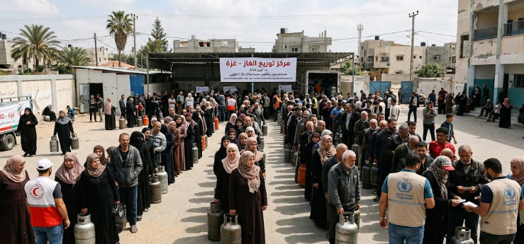 كشف مستفيدي الغاز في غزة اليوم 14 أبريل 2026 – رابط الفحص الرسمي للأسماء