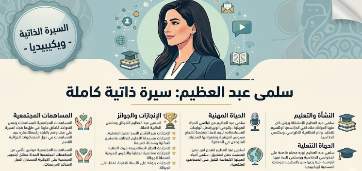 من هي سلمى عبد العظيم السيرة الذاتية الكاملة وابرز المعلومات ويكيبيديا