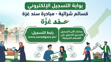 رابط التسجيل في القسائم الشرائية لدى سند غزة للاسر المتعففة