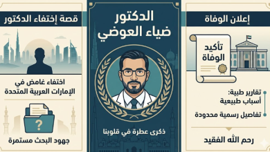 من هو الدكتور ضياء العوضي السيرة الذاتية الكاملة وما هو سبب وفاته وقصة اختفائه في الإمارات