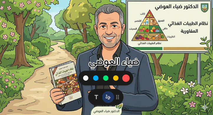 من هو الدكتور ضياء العوضي صاحب نظام الطيبات الغذائي - ويكيبيديا