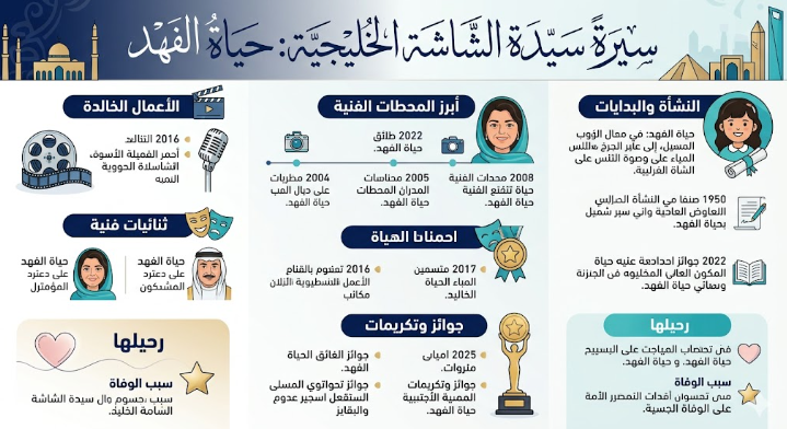 من هي حياة الفهد؟ السيرة الذاتية الكاملة ويكيبيديا وسبب وفاتها