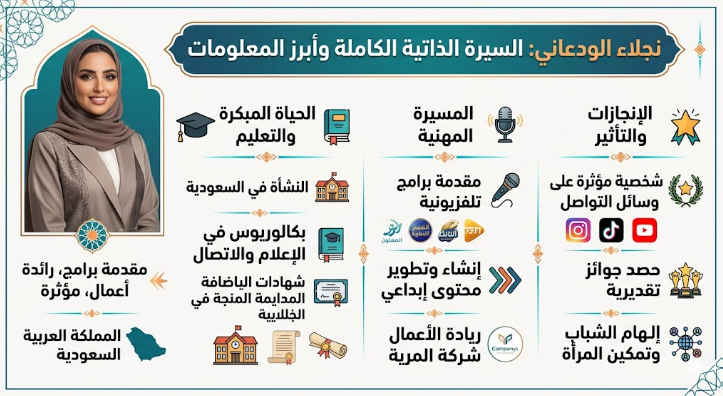 من هي نجلاء الودعاني السيرة الذاتية الكاملة وأبرز المعلومات