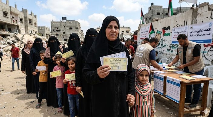 شريان غزة يفتح باب الفحص لحالة طلبك في روابط القسام الشرائية للاسر المتعففة