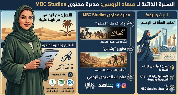 من هي ميعاد الروقي ويكيبيديا؟ وش ترجع – السيرة الذاتية