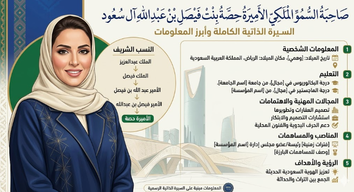 من هي الأميرة حصة بنت فيصل بن عبدالله زوجة سهم ؟ عمرها، والدتها، سيرتها الذاتية كاملة