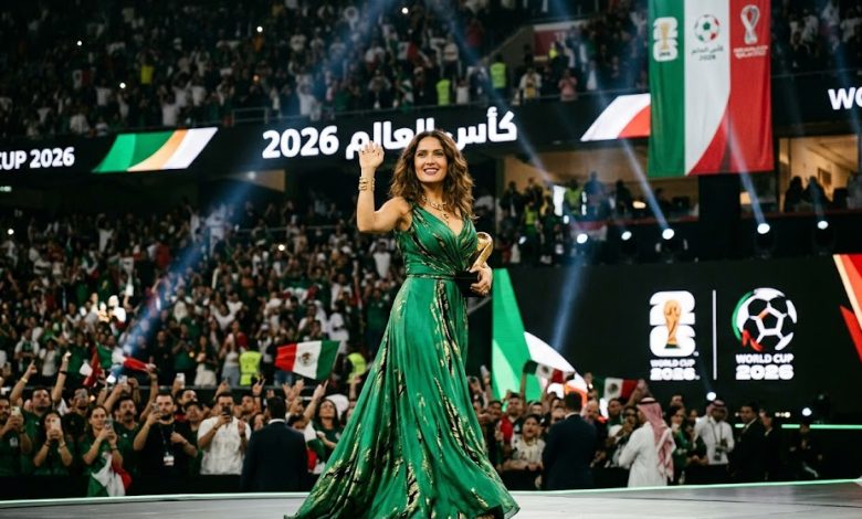 فيديو سلمى حايك تخطف الأضواء فى حفل كأس العالم 2026