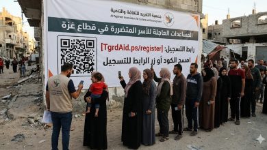 رابط التسجيل في المساعدات العاجلة من جمعية التغريد للثقافة والتنمية في قطاع غزة