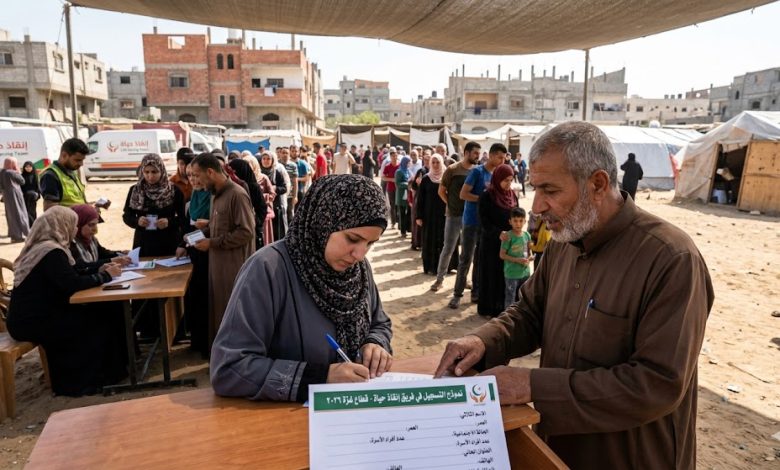 نموذج التسجيل في فريق إنقاذ حياة للمساعدات الإغاثية في قطاع غزة 2026
