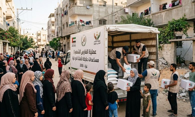 عملية الفارس الشهم 3 تفتح باب الحصول على المساعدات العاجلة لجميع الأسر في قطاع غزة 2026